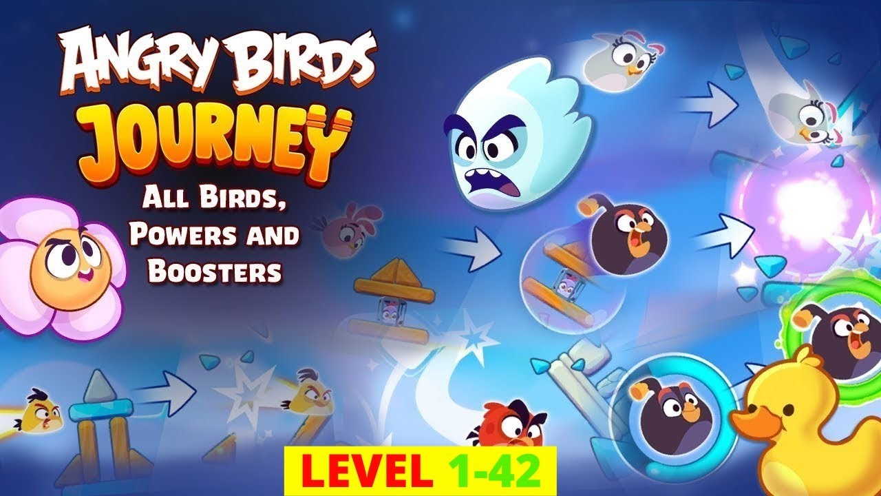 Angry Birds Journey - Unlocked All Birds Powers and boosters