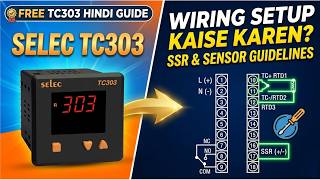 Selec TC303 Digital Temperature Controller | Selec Temperature Controller Connection
