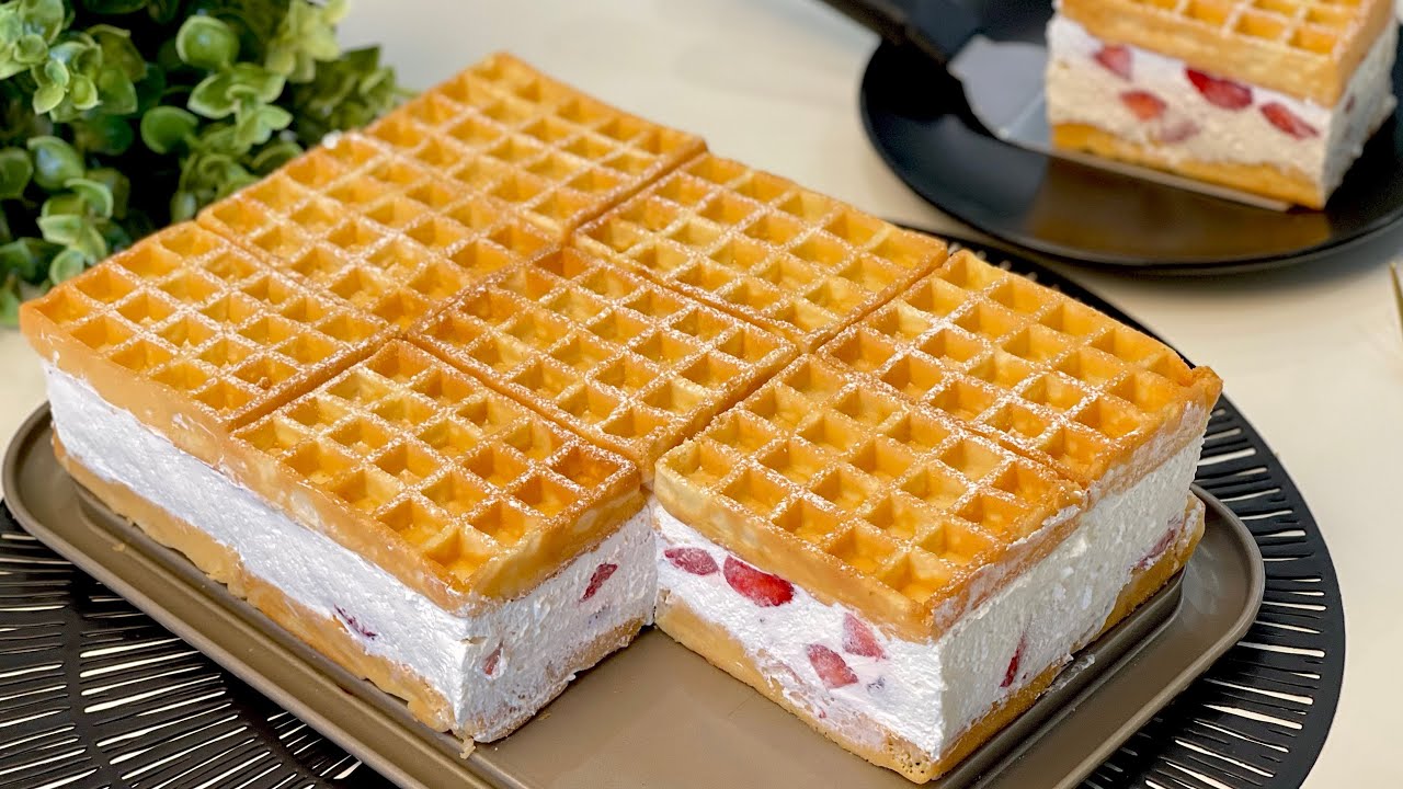 Рецепт за 5 минут 🤩Вы будете делать этот десерт каждый день! Только из 4 ингредиентов🍓🤩