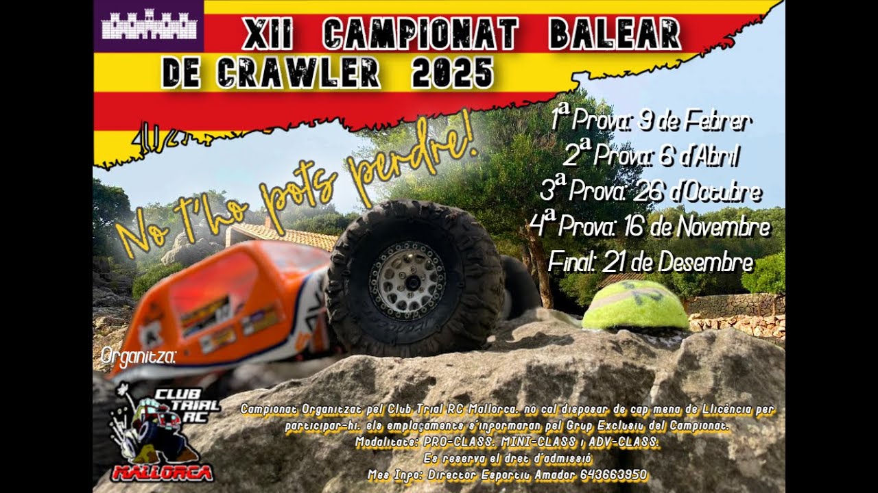 4ª Prueba 2025 Puig de Santa Magdalena RC Crawler