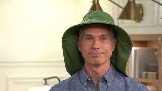 MISSION Sun Defender Unisex Hat with UPF 50 & Cooling Towel on QVC