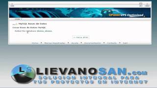 Como crear una base de datos desde Cpanel