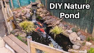 A Tour of My DIY Backyard Nature Pond