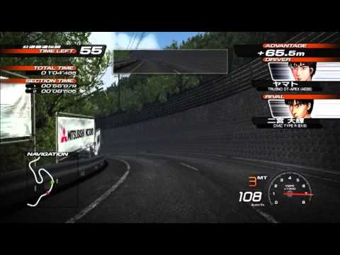 [頭文字D] Extreme Stage 公道最速伝説　ヤマト（AE86）VS二宮　大輝（EK9）　八方ヶ原