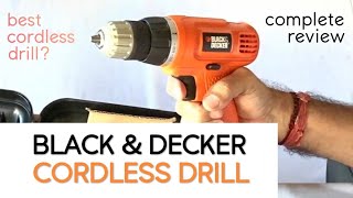 Black and Decker EPC12K2 Wireless Drill Unboxing &amp; Review