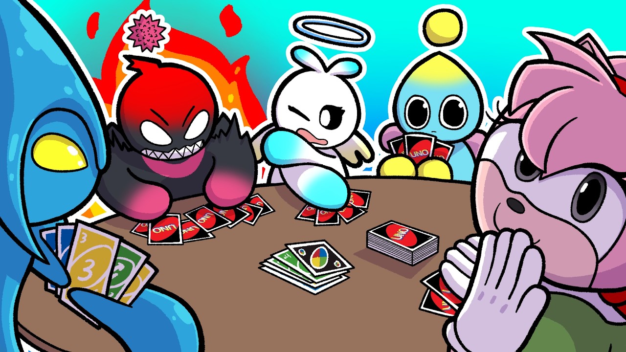 Playing UNO with My Chao in Roblox!