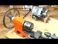 How to make homemade metal lathe using washing machine motor