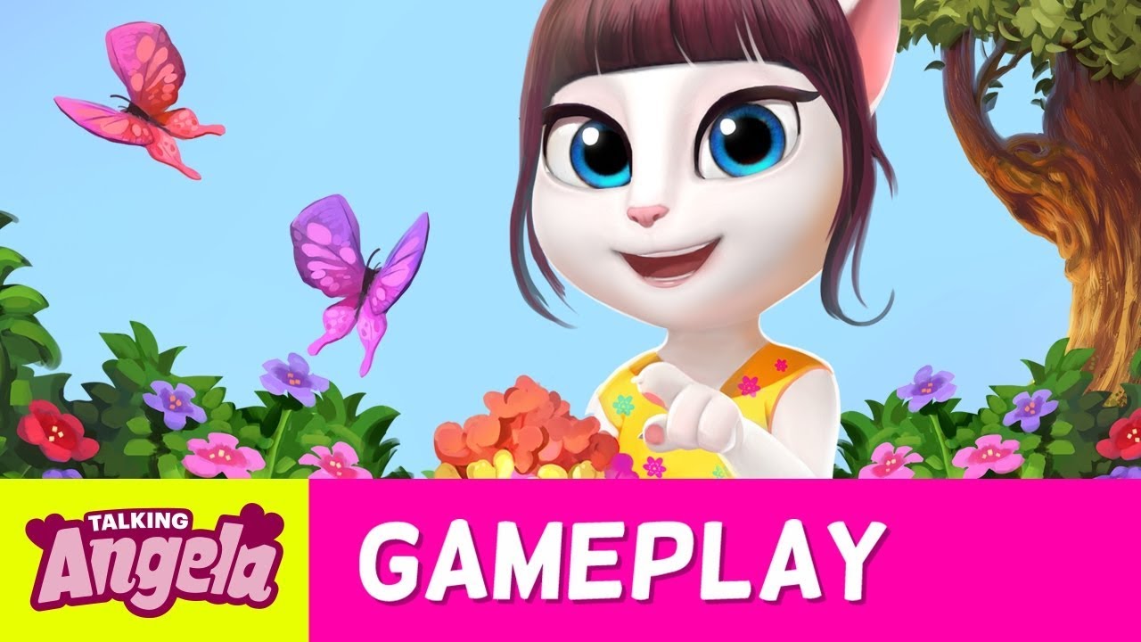 My Talking anglea!!gameplay part-1(level 1 to 3)//outfit limited - YouTube
