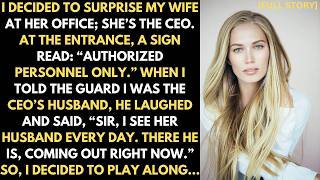 I decided to surprise my wife at her office she’s the CEO  At the entrance, a sign read “Authoriz
