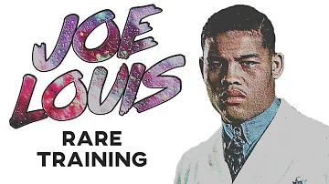 Joe Louis RARE Training In Prime