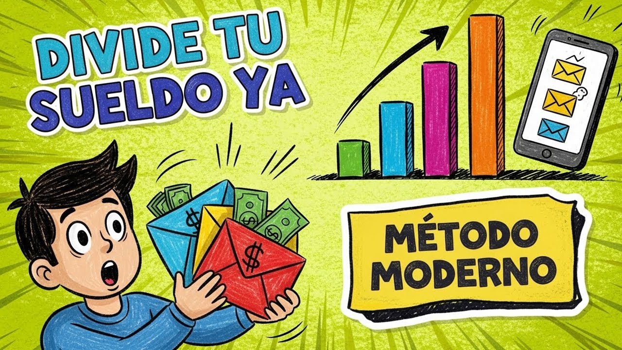 Cómo DIVIDIR tu SUELDO en SOBRES 💰 Método MODERNO y PRÁCTICO para Controlar tu DINERO