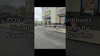 I love Panera bread so much 🥰 #panerabread #solo #pov #mukbang #socialanxiety