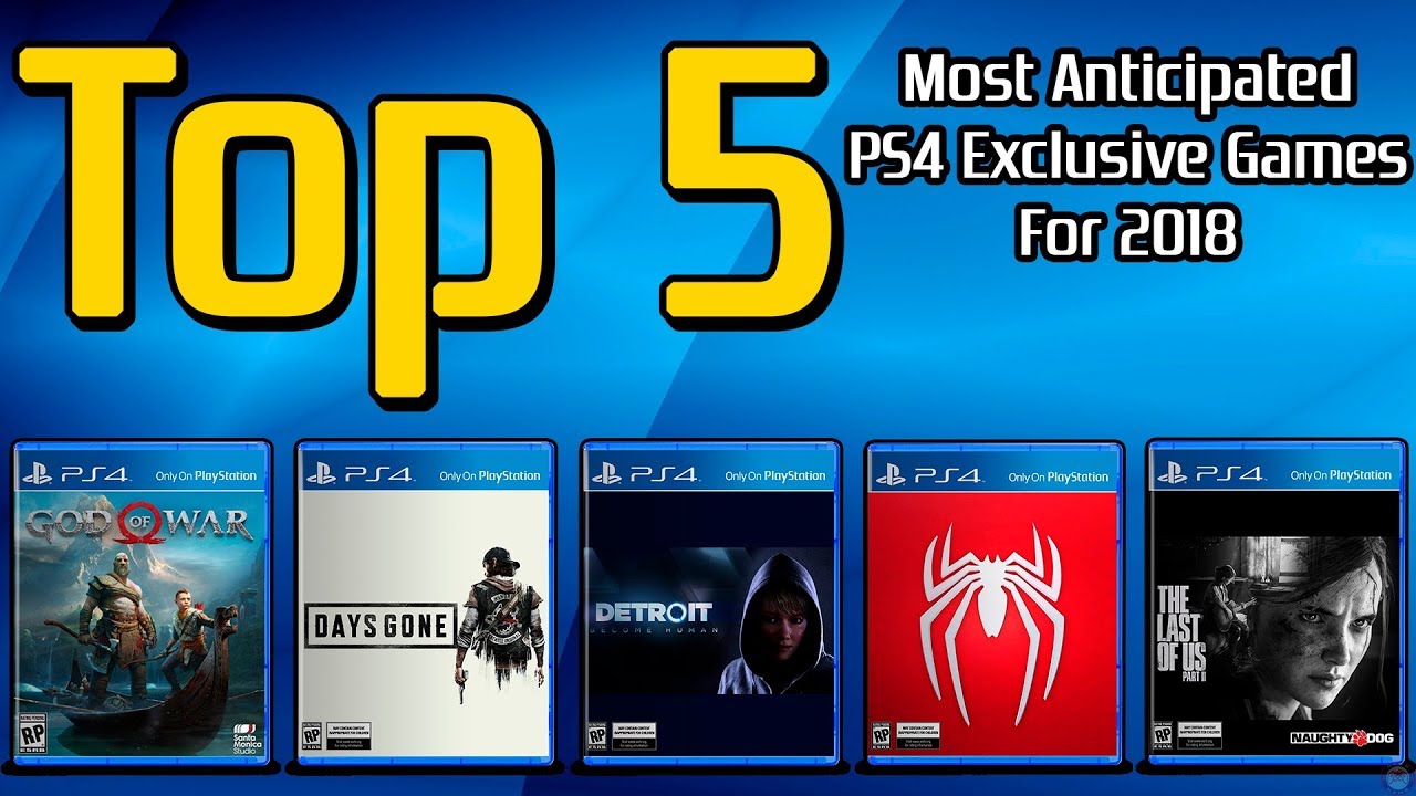 TOP 5 Most Anticipated (Awesome ) PS4 Exclusive Games for