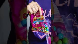 ASMR satisfyingvideo shorts very good colored peanuts open package