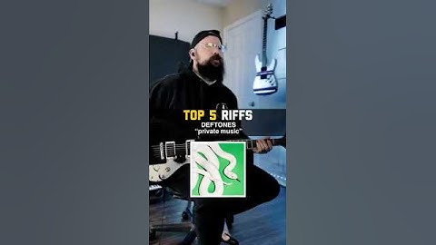 TOP 5 RIFFS 🎸 Deftones - private music #shorts #deftones