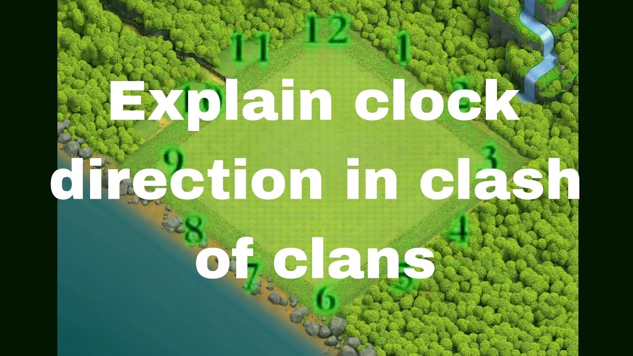 Explain clock direction in clash of clans|clash of clans yt| - YouTube