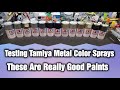 Testing Tamiya Metal Colors Spray Cans - These Are Really Nice Paints