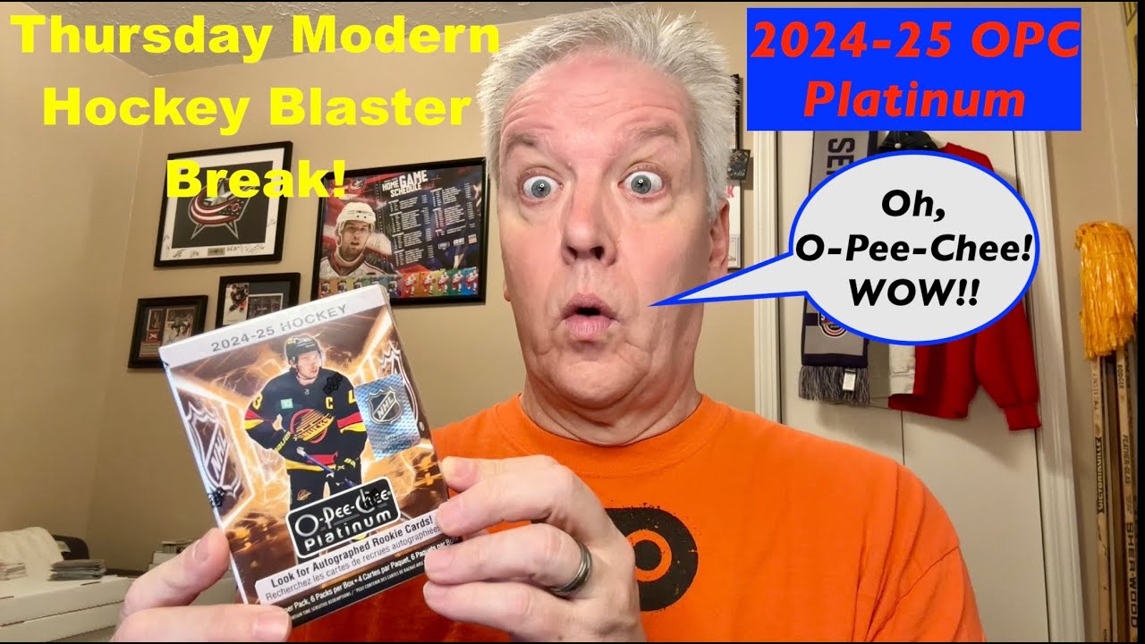2024-25 OPC PLATINUM Hockey Blaster Box Break!! NEON YELLOW SURGE!! 