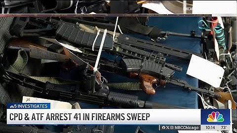 Video: Massive seizure of weapons, dozens arrested by ATF, Chicago police