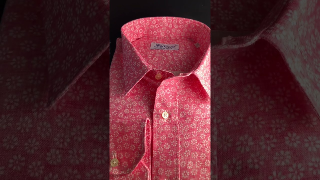Camicie da uomo in lino a fiori - Made in Itali a Camerano