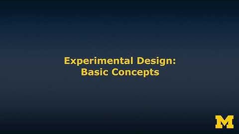 1.2. Experimental Design: Basic Concepts
