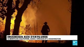 L'Ouest américain ravagé par les incendies : 500.000 évacuations et 16 morts