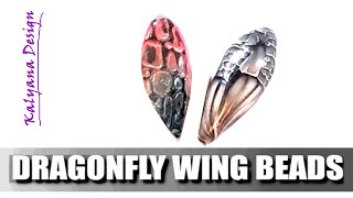 Making Dragonfly/Cicada wings beads