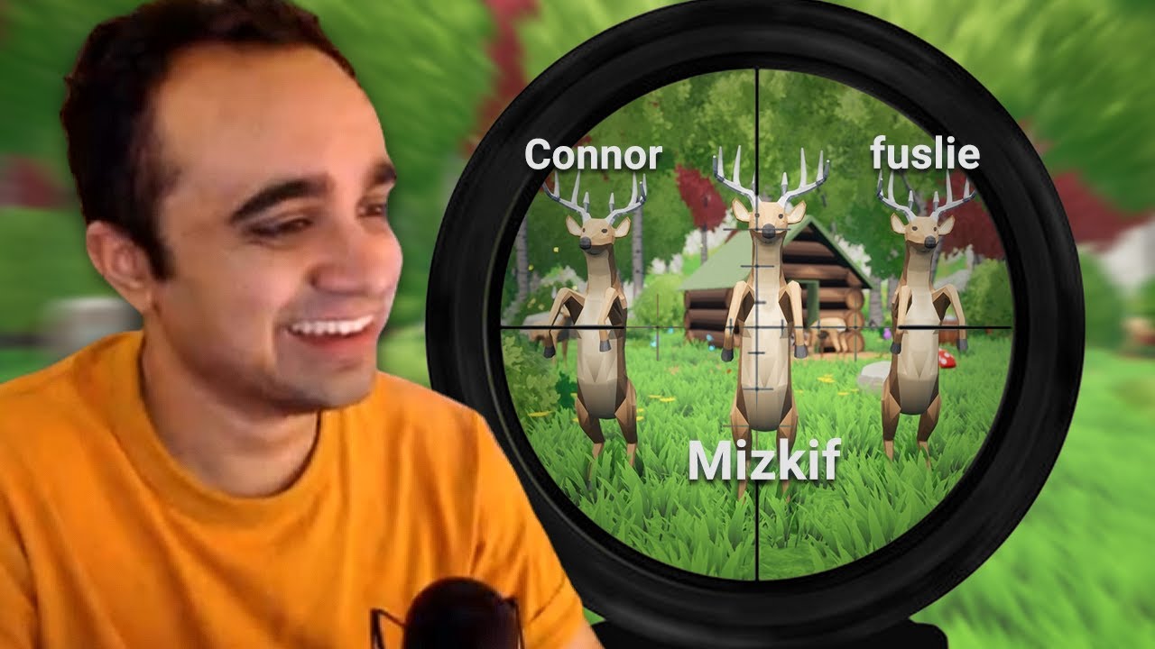 Squeex HUNTS his friends!!! (Oh Deer w/ Mizkif, fuslie, Connor, and Ellum!)