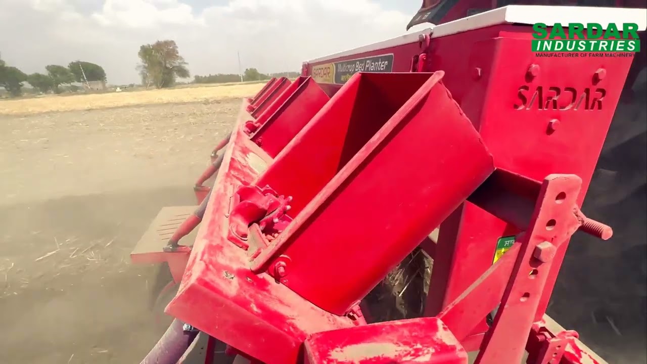 MULTICROP BED PLANTER| SARDAR INDUSTRIES MANSA|NEW MODEL2023 |MAIZE,MUSTARD,COTTON,LENTILS