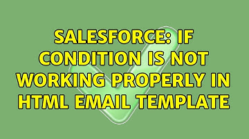 Salesforce: IF condition is not working properly in HTML email template