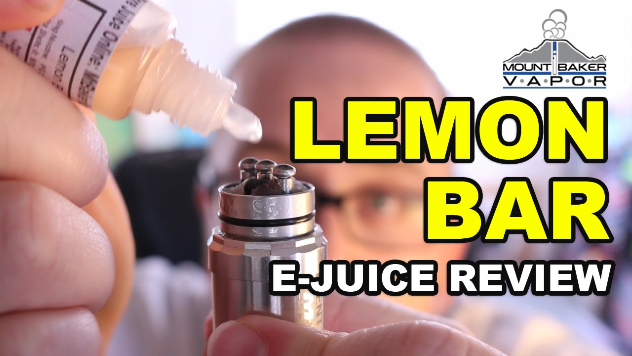 Mt. Baker Vapor E Juice Review: Lemon Bar
