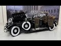 1:18 1932 Ford Lincoln KB (top down) - Sun Star Platinum (unboxing