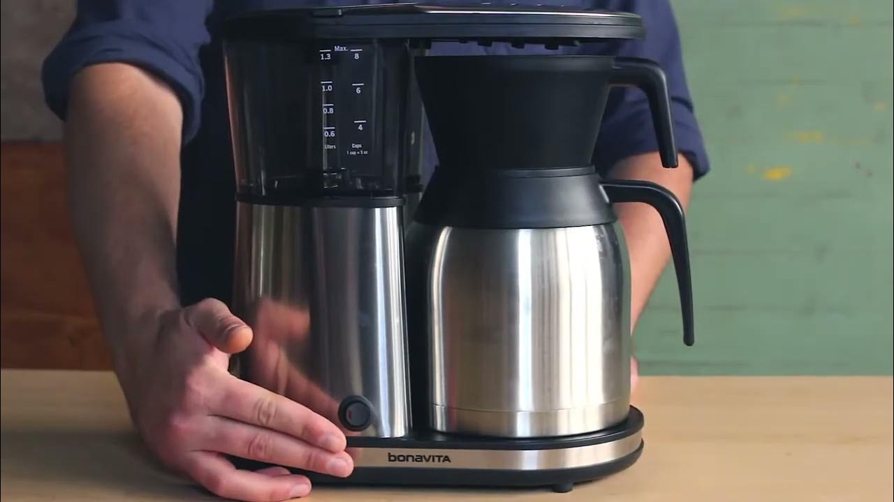 How to use the pre infusion mode on your Bonavita® brewer YouTube