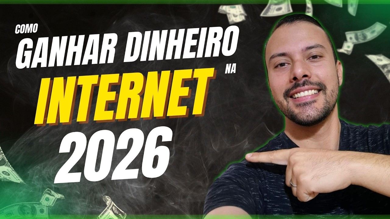 Como Ganhar Dinheiro na Internet em 2026 - Maneira mais Fácil - YouTube