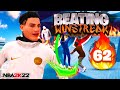 I PULLED UP on a 62 GAME WIN STREAK with BEST POINT FORWARD BUILD  in NBA 2K22!