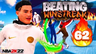 I PULLED UP on a 62 GAME WIN STREAK with BEST POINT FORWARD BUILD  in NBA 2K22!
