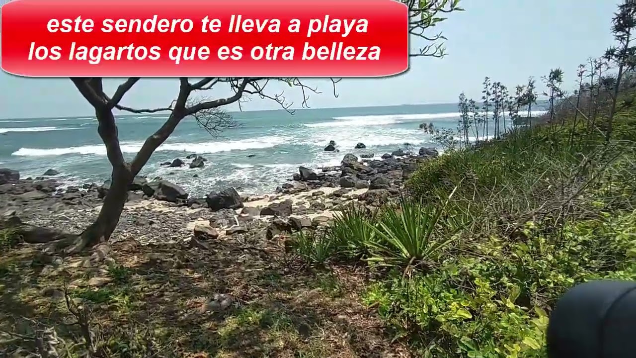 La mejor playa de El Salvador , Los Almendros Y Lagartos