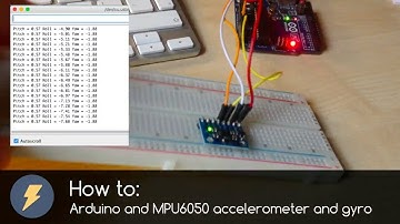 How to Arduino and MPU6050 accelerometer and gyro