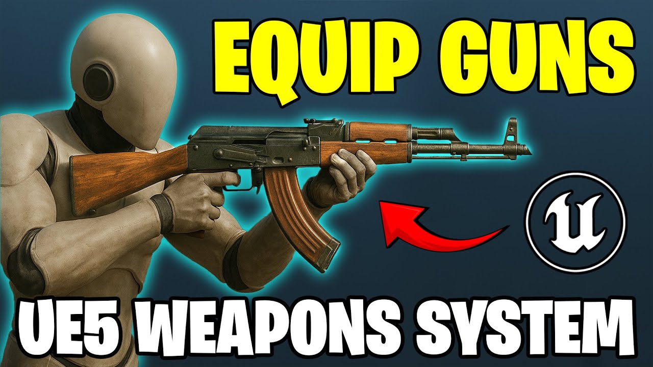 Unreal Engine 5 Weapon System Tutorial: How To Pick Up, Equip & Drop Weapons