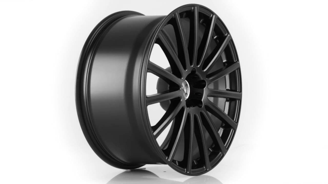 Mandrus Mercedes Wheels Rotec- Matte Black - YouTube