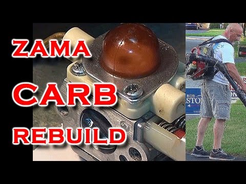 Zama Carburetor ReBuild On Homelite BP250 Blower YouTube
