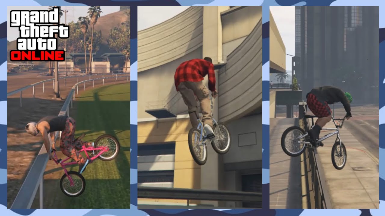 GTAV | BMX | WÄNDE HOCHFAHREN, HANDLEBAR GRIND, HIPSTER SLIDE und vieles mehr | GTAV