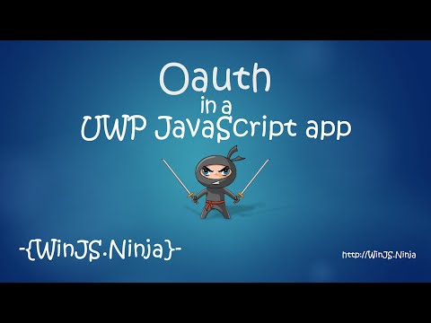 OAuth in a JavaScript UWP app