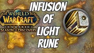 Infusion of Light Rune Location for Paladins | Season of Discovery Phase 2