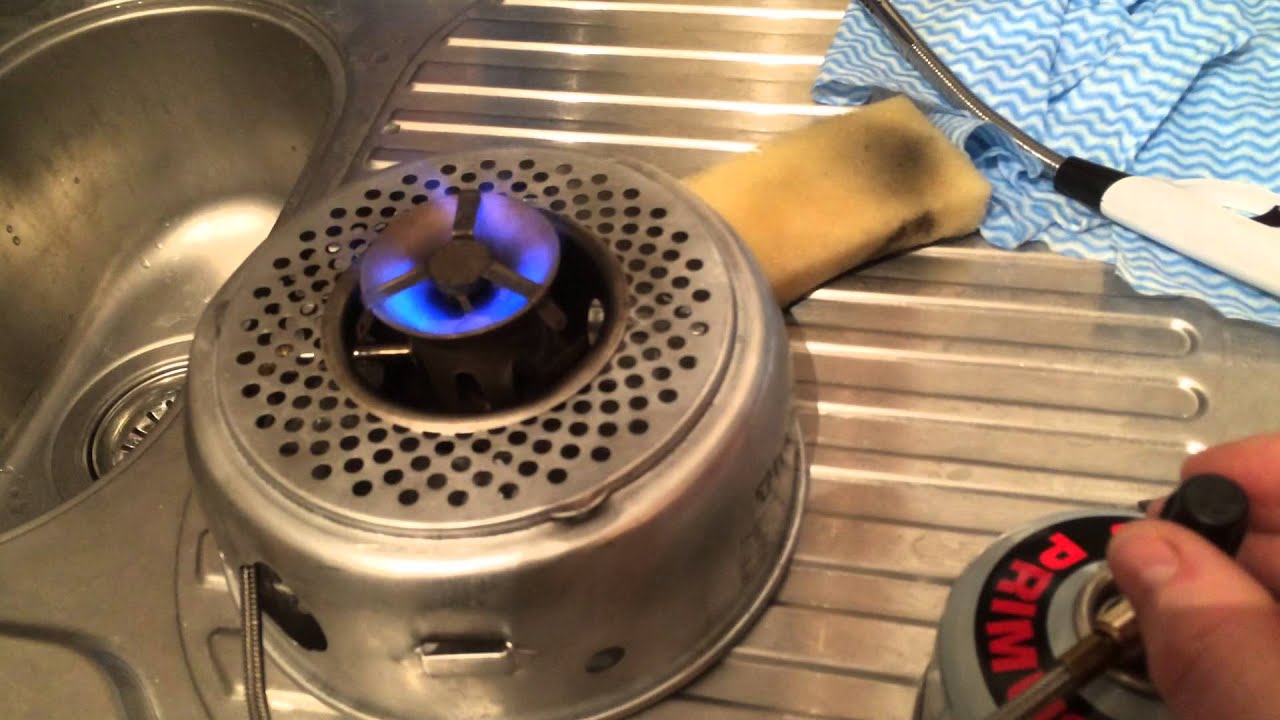 TrangIa primus x2 multi fuel burner on 0.37 jet canister gas YouTube