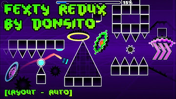 [Layout] | "Fexty redux" by me (Extreme demon) | Geometry Dash