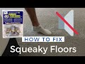 🔇 How to Fix Squeaky Floors 🔇  | Squeak No More | Carpet and Hardwood Floors