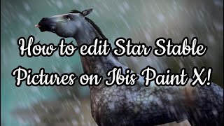 How to edit star stable on Ibis Paint X 🎨 || Star Stable Online || screenshot 1