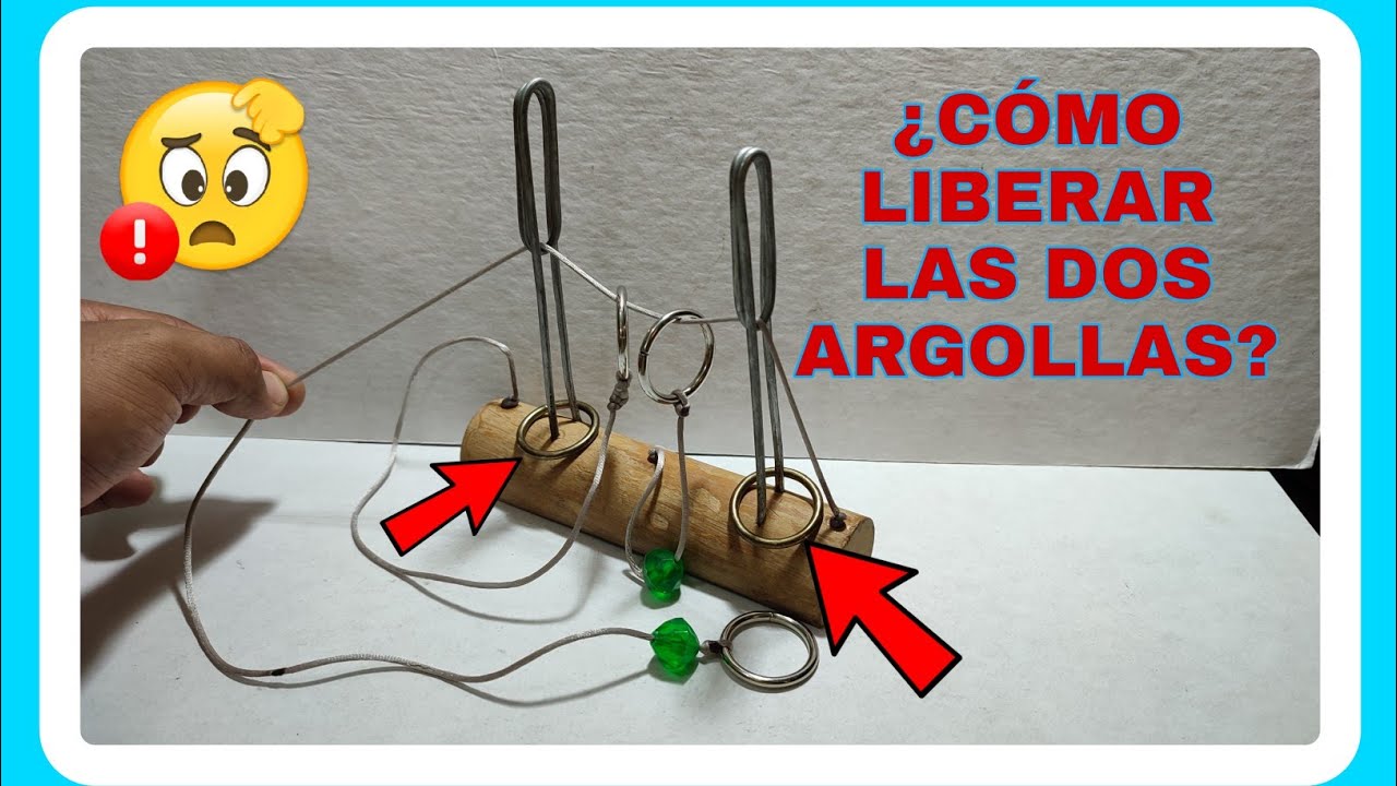 ROMPECABEZAS DE ALAMBRE Y MADERA ¿CÓMO RESOLVER ROMPECABEZAS? WOOD AND WIRE PUZZLES ACERTIJOS