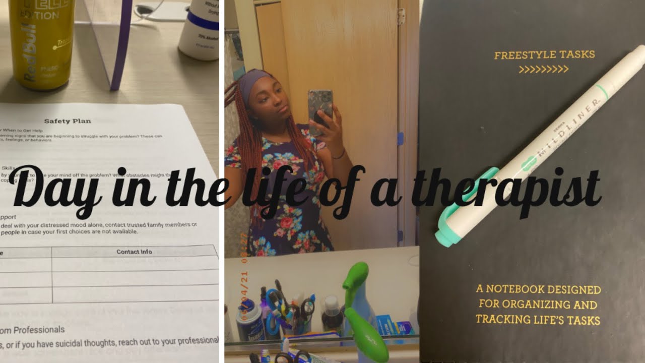 VLOG: Day in the life of a therapist| GRAD SCHOOL VLOG - YouTube